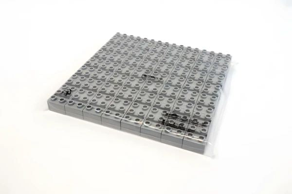 【gobrick】ブロック 2凸×4凸 - 2ピン穴 32個セット：[Light Bluish Gray / グレー] GB-BS-24P-194 の商品ページ｜レゴRパーツ バラ売りのブリッカーズ