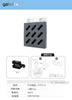 【gobrick】マグネットチェーンセット - 強マグネット：[Black / ブラック]