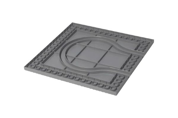 【gobrick】プレート - U字道路：[Dark Bluish Gray / ダークグレー] GB-PTR-199 の商品ページ｜レゴRパーツ バラ売りのブリッカーズ