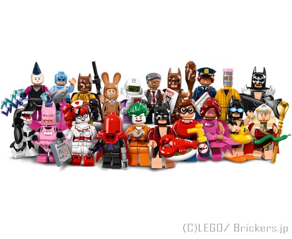 LEGOR パーツ LEGO レゴ バットマン ザ・ムービー ミニフィギュアシリーズ - フルコンプ l-71017-comp の商品ページ｜レゴRパーツ バラ売りのブリッカーズ