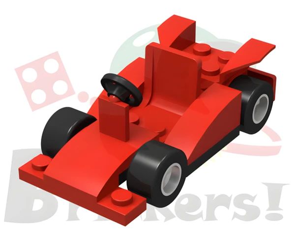 LEGOR パーツ ジョイフルセット／ミニフィグカート(レーシングカー)【BROS045】 l-bros045 の商品ページ｜レゴRパーツ バラ売りのブリッカーズ