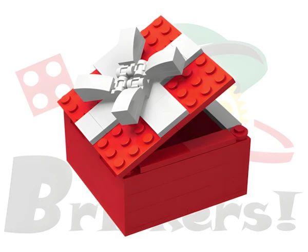 LEGOR パーツ ジョイフルセット／ギフトボックス型小物入れ(赤x白)【BROS053b】 l-bros053b の商品ページ｜レゴRパーツ バラ売りのブリッカーズ