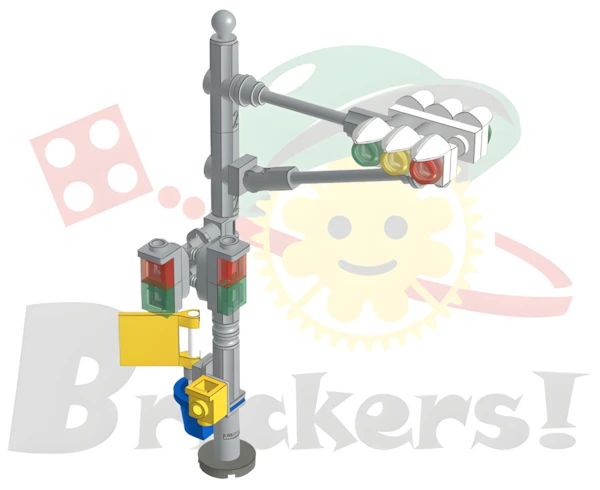 LEGOR パーツ ジョイフルセット／シティ - 信号・電柱・街灯セット l-bros060 の商品ページ｜レゴRパーツ バラ売りのブリッカーズ