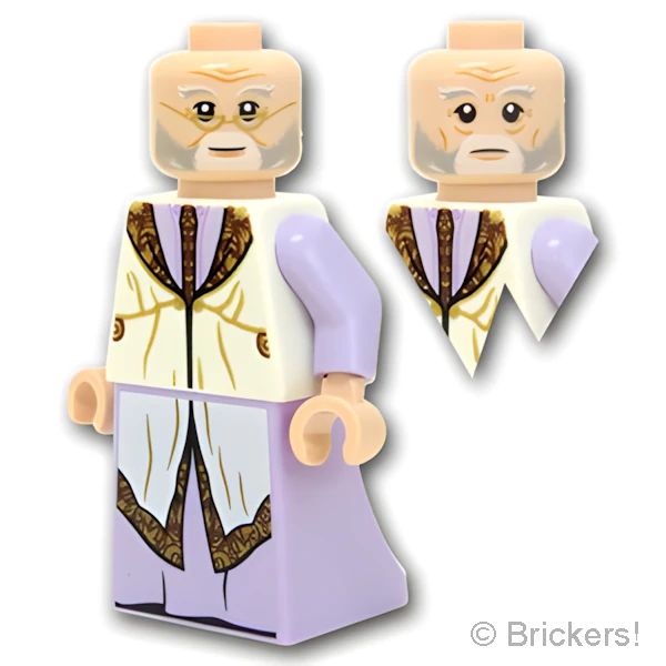 LEGO® ミニフィグ アルバス・ダンブルドア ラベンダーローブ＆ダークタンハット - ハリー・ポッターと炎のゴブレット 【HP190】 MF-HP190 