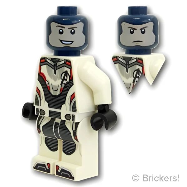 LEGO® ミニフィグ キャプテン・アメリカ (ホワイトスーツ) - アベンジャーズ：エンドゲーム 【SH0560】 MF-SH0560 