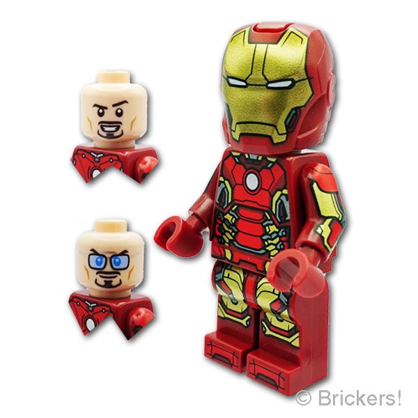 LEGO® ミニフィグ アイアンマン Mk.43 (プリントアーム) - アベンジャーズ 【SH1103】 MF-SH1103 