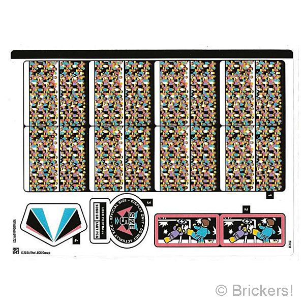 LEGO® シール ステッカー - エディションズ # 43019 (10116506/6594721) ST-43019stk01 