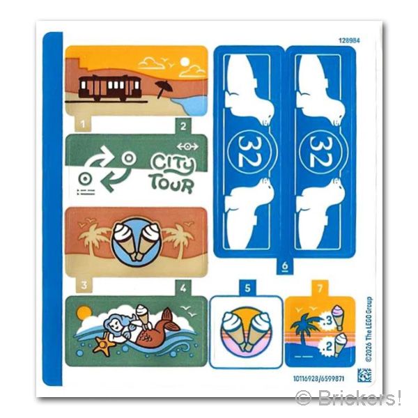LEGO® シール ステッカー シティ #60506 (10116928/6599871) ST-60506stk01 