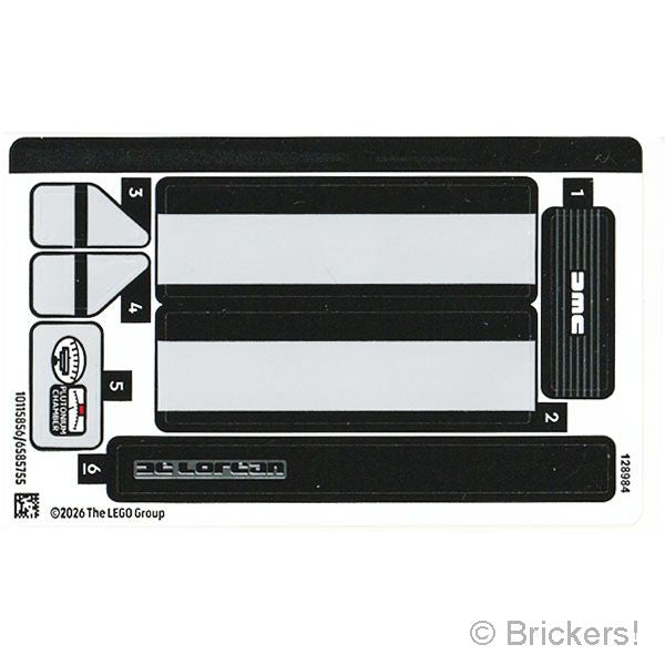 LEGO® シール ステッカー バック・トゥ・ザ・フューチャー #77256 (10115856/6585755) ST-77256stk01 