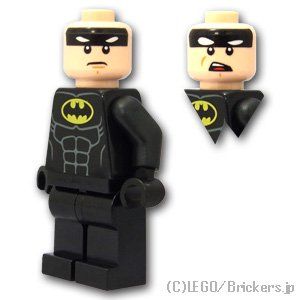 LEGO® ミニフィグ バットマン ユーティリティベルト ヘッドタイプ1 【SH0312】 MF-SH0312 