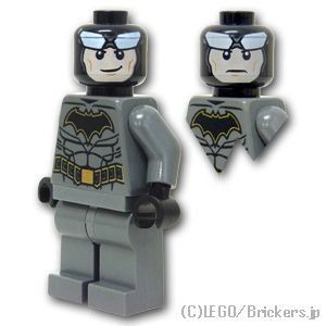 LEGO® ミニフィグ バットマン - ダークグレースーツ＆ゴールドアウトラインベルト 【SH0589】 MF-SH0589 