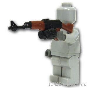 LEGO® パーツ アサルトライフル AK-47 ブラウンボディ マガジンセット：[Black / ブラック] cp-sdt-ak472cka-026 