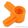テクニック ピンコネクター コネクターハブ 十字軸 90°：[Orange / オレンジ]