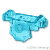 ミニフィグ アーマー - ブレストプレートとショルダーパッド：[Tr,Lt Blue / トランスライトブルー]