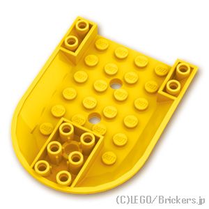 航空機 胴体前方 6 x 8 - ボトム：[Yellow / イエロー]