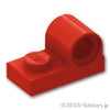 プレート 1 x 2 - ピンホール：[Red / レッド]