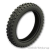 タイヤ 100.6mm x 20mm - オートバイ ダート：[Black / ブラック]