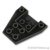 逆ウェッジ 4 x 4 - 3面カーブ：[Black / ブラック]