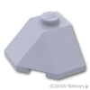 コーナーウェッジ 2 x 2 45°：[Light Bluish Gray / グレー]