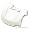 カー マッドガード 3 x 4 x 1 2/3 - フロントボンネット：[White / ホワイト]