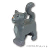 猫 - 立ったパターン：[Dark Bluish Gray / ダークグレー]