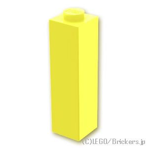 ブロック 1 x 1 x 3：[Bt,Lt Yellow / ブライトライトイエロー]