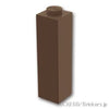 ブロック 1 x 1 x 3：[Dark Brown / ダークブラウン]