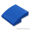 カーブスロープ - 2 x 2 x 2/3：[Blue / ブルー]