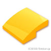 カーブスロープ - 2 x 2 x 2/3：[Bt,Lt Orange / ブライトライトオレンジ]