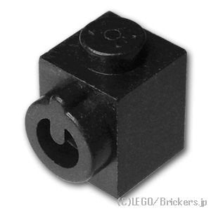 ブロック 1 x 1 - 電源ボタン：[Black / ブラック]