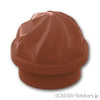 ラウンド プレート 1 x 1 - スワールトップ：[Reddish Brown / ブラウン]