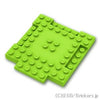 ブロック 8 x 8 x 2/3 - 1 x 4プレート：[Lime / ライム]