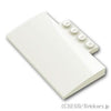 カーブスロープ - 5 x 8 x 2/3：[White / ホワイト]