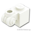 ブロック 1 x 1 - スタッド付きオーナメント：[White / ホワイト]