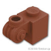 ブロック 1 x 1 - スタッド付きオーナメント：[Reddish Brown / ブラウン]