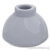 ブロック ラウンド 1 1/2 x 1 1/2 x 2/3 ドームトップ：[Light Bluish Gray / グレー]