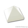 スロープ 45°ピラミッド - 1 x 1 x 2/3 ：[White / ホワイト]