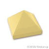 スロープ 45°ピラミッド - 1 x 1 x 2/3 ：[Tan / タン]