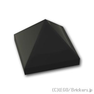 スロープ 45°ピラミッド - 1 x 1 x 2/3 ：[Black / ブラック]