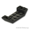 ダブル逆スロープ 45°6 x 2 - 2 x 4 カットアウト：[Black / ブラック]