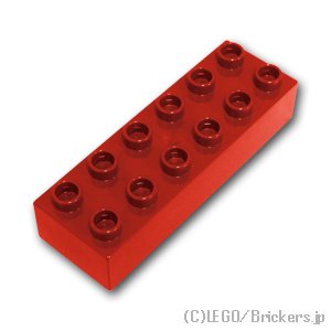 デュプロ ブロック 2 x 6：[Red / レッド]