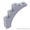 片アーチ 1 x 5 x 4：[Light Bluish Gray / グレー]