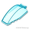 ウィンドスクリーン 8 x 4 x 2 - バーハンドル：[Tr,Lt Blue / トランスライトブルー]