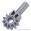 テクニック ギア - 8歯 1.5Ｌ十字軸アーム：[Light Bluish Gray / グレー]
