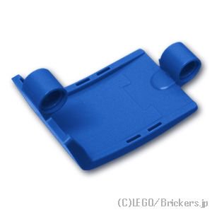 テクニック パネル 3 x 6 x 3 カーブ：[Blue / ブルー]