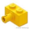 ブロック 1 x 2 - ピン：[Yellow / イエロー]