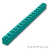 ブロック 1 x 16：[Dark Turquoise / ダークターコイズ]