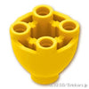 ラウンド ブロック 2 x 2 - ドームボトム スタッズ：[Yellow / イエロー]