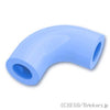 ラウンド ブロック 1 x 1 - エルボー 90°軸穴：[Bt,Lt Blue / ブライトライトブルー]