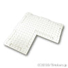 ブロック コーナー 16 x 16 x 2/3 & 7 x 7 - 1 x 4 インデント：[White / ホワイト]